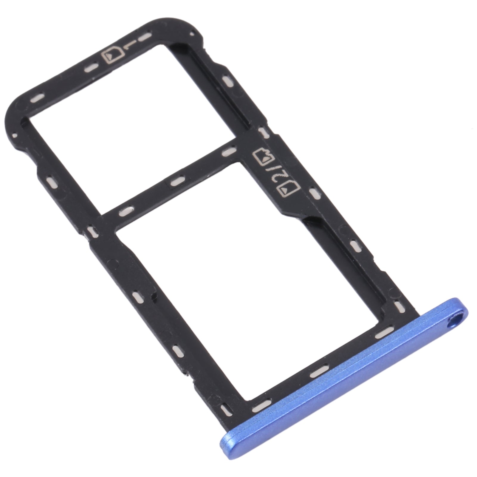 Bandeja Porta SIM / Micro SD ZTE Blade A52 Azul