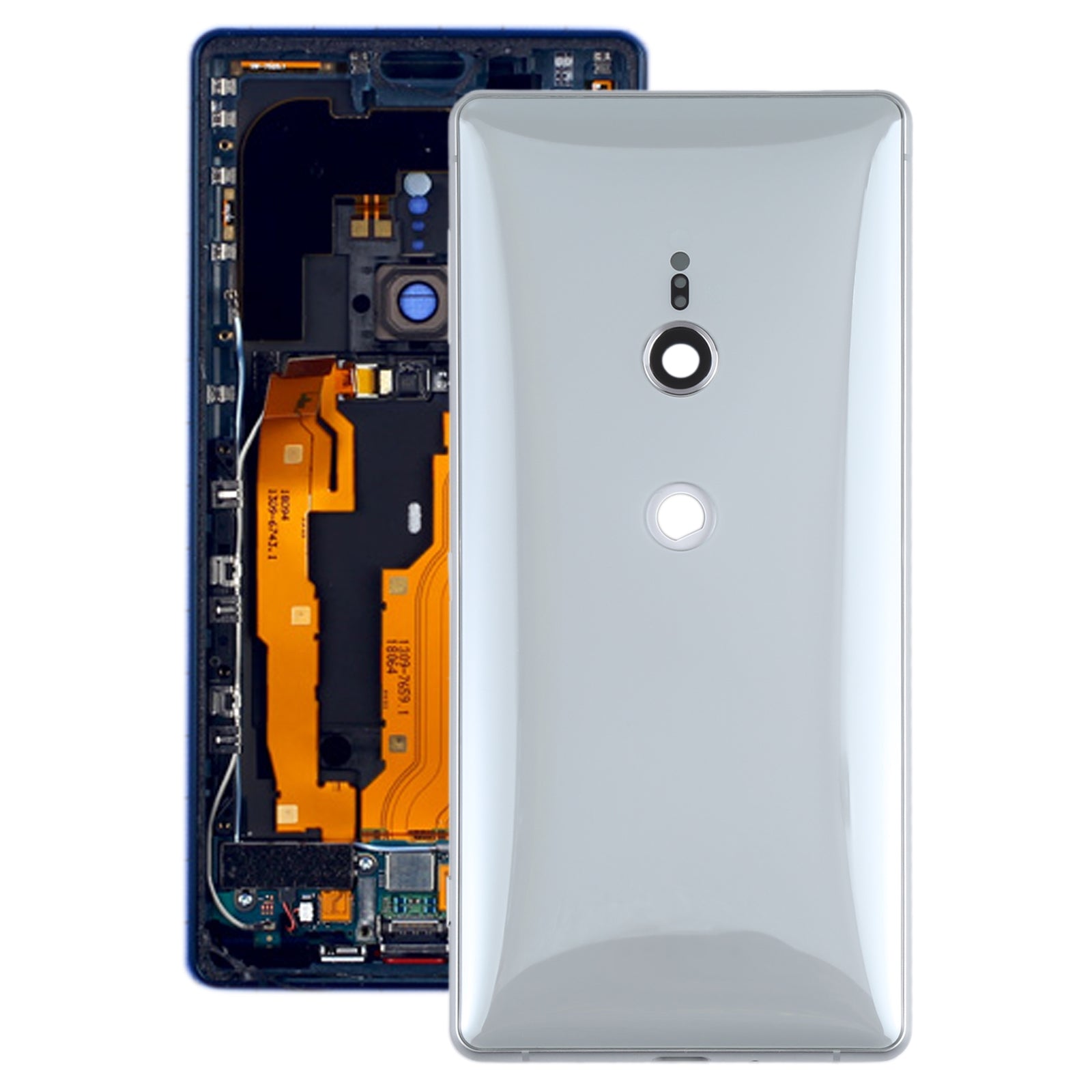 Battery Cover Back Cover Sony Xperia XZ2 Silver