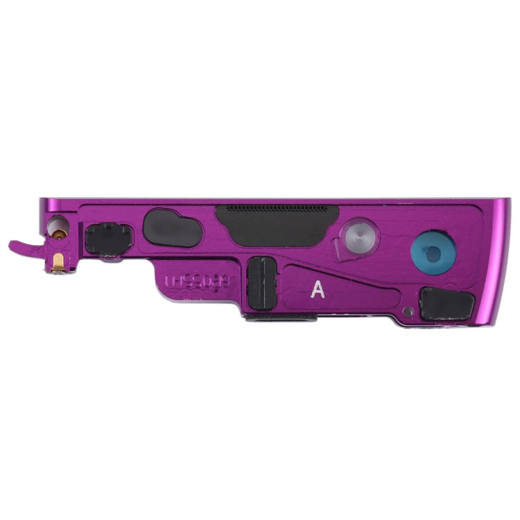 Cadre d'objectif de curseur de caméra avant pour Oppo Reno 2 (violet)
