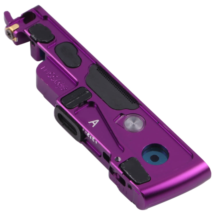 Cadre d'objectif de curseur de caméra avant pour Oppo Reno 2 (violet)