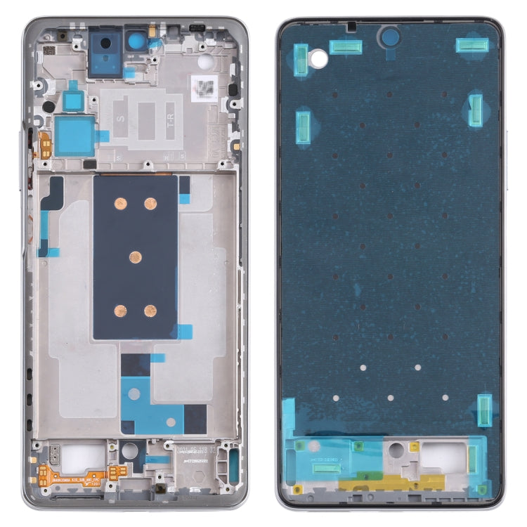 Original Front Case Front Frame Bezel Plate For Xiaomi 11T / 11T Pro 21081111RG 2107113SG (Silver)