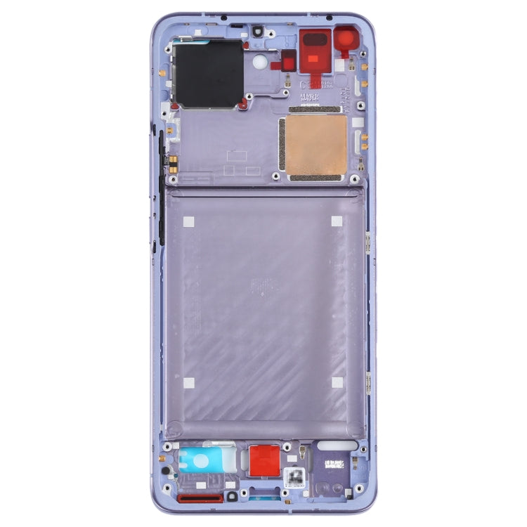 Plaque de lunette de cadre LCD de boîtier avant d'origine pour Xiaomi MI 11 Pro M2102K1AC (violet)
