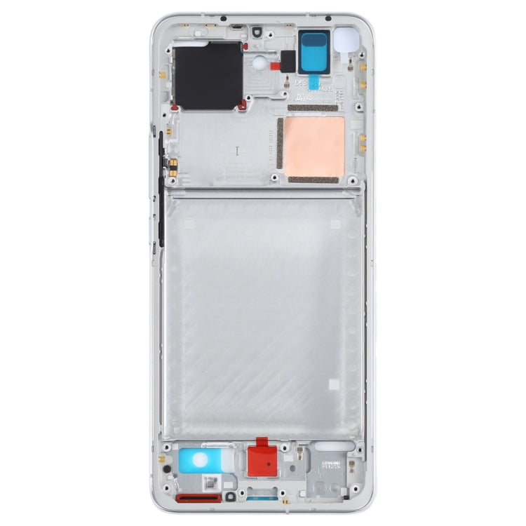 Placa de Bisel de Marco de la Pantalla LCD Original Para Xiaomi MI 11 Pro M2102K1AC (Plata)