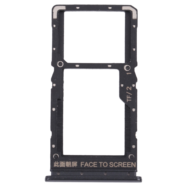 Carte SIM + carte SIM / plateau de carte Micro SD pour Xiaomi Poco X3 GT 21061110AG (noir)