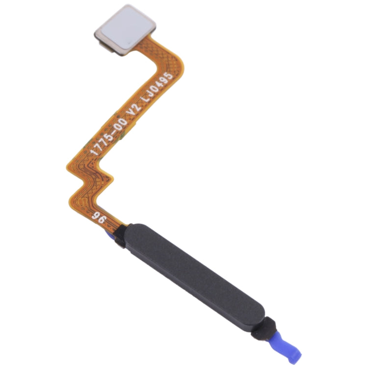 Fingerprint Sensor Flex Cable For Xiaomi Redmi Note 10 5G / Redmi Note 10T 5G M2103K19G M2103K19C (Black)