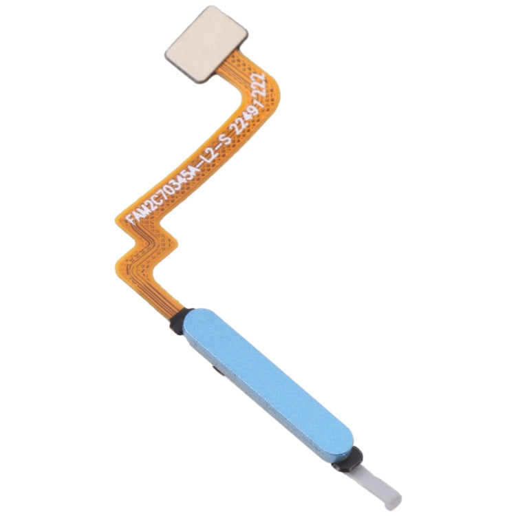 Câble flexible de capteur d'empreintes digitales pour Xiaomi Redmi Note 10 5G / Redmi Note 10T 5G M2103K19G M2103K19C (bleu bébé)