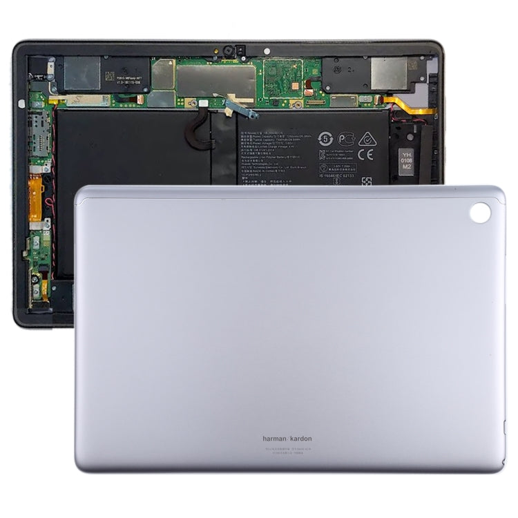 Tapa Trasera de la Batería Para Huawei MediaPad M5 Lite (Plata)