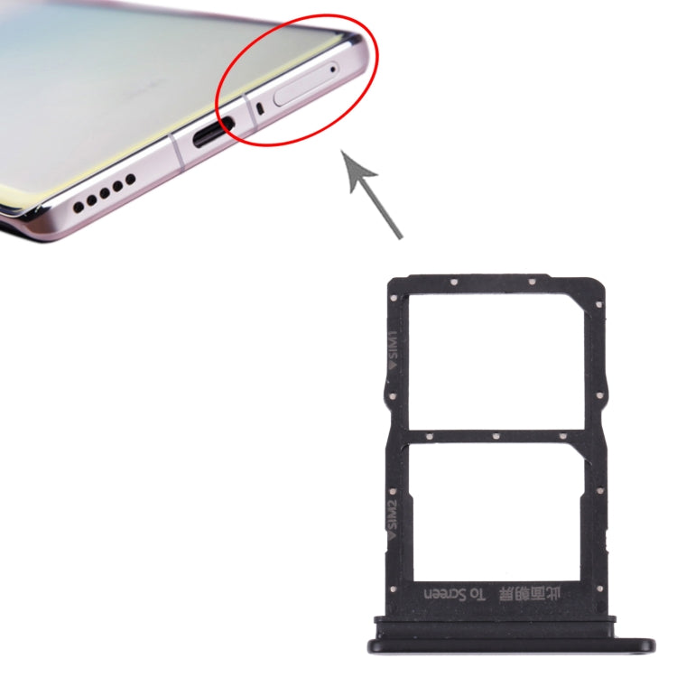 SIM Card + SIM Card Tray For Huawei Nova 8 (Black)