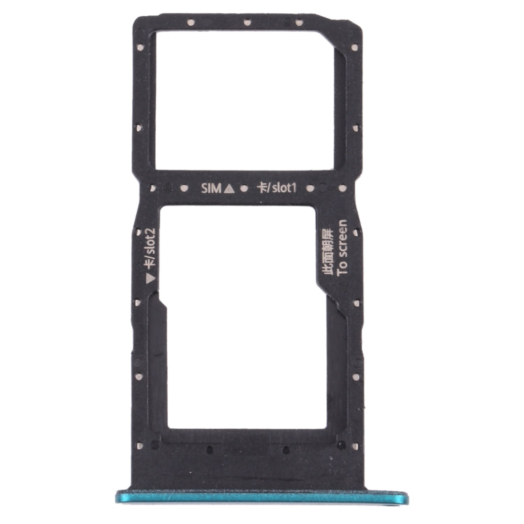 SIM Card + SIM Card Tray / Micro SD Card Tray for Huawei Enjoy 20 5G (Green)