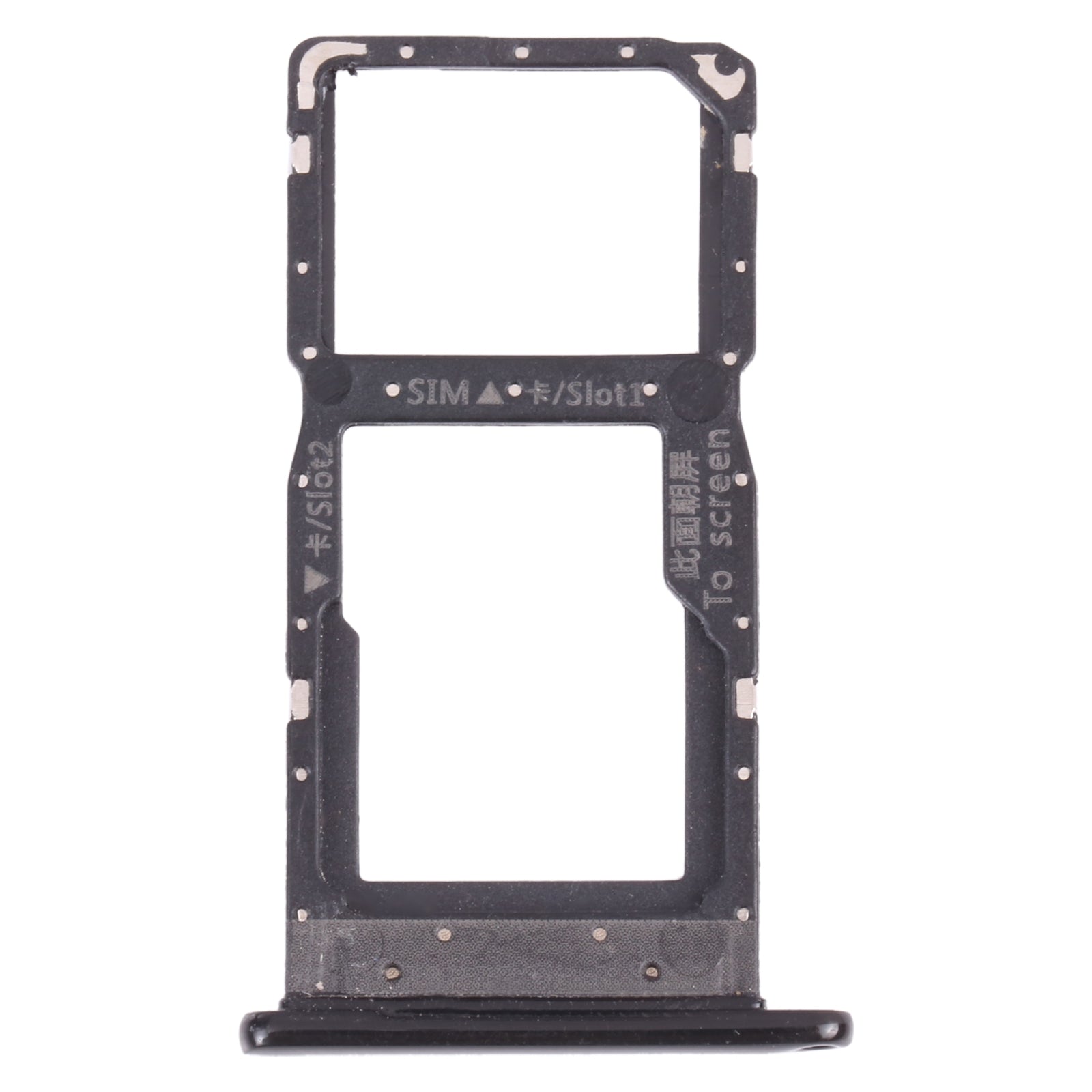 Bandeja Porta SIM / Micro SD Huawei P Smart 2019 Negro