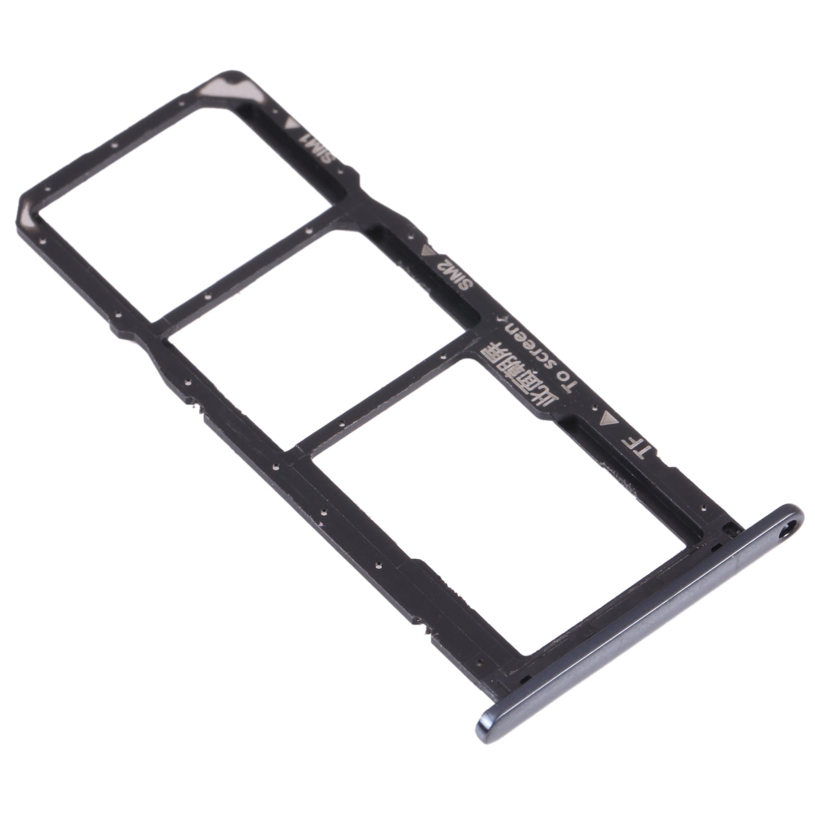 SIM / Micro SD Holder Tray Huawei Y6 Prime 2018 Black