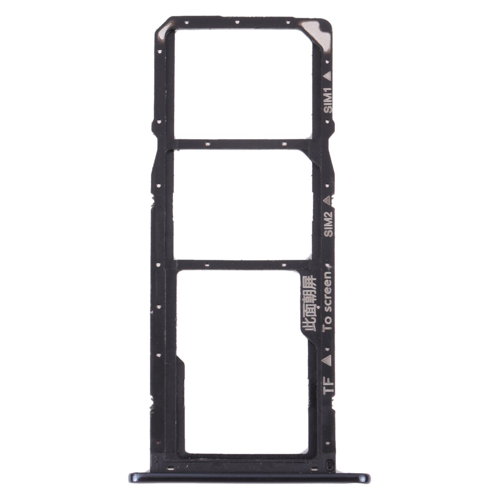 Bandeja Porta SIM / Micro SD Huawei Y6 Prime 2018 Negro