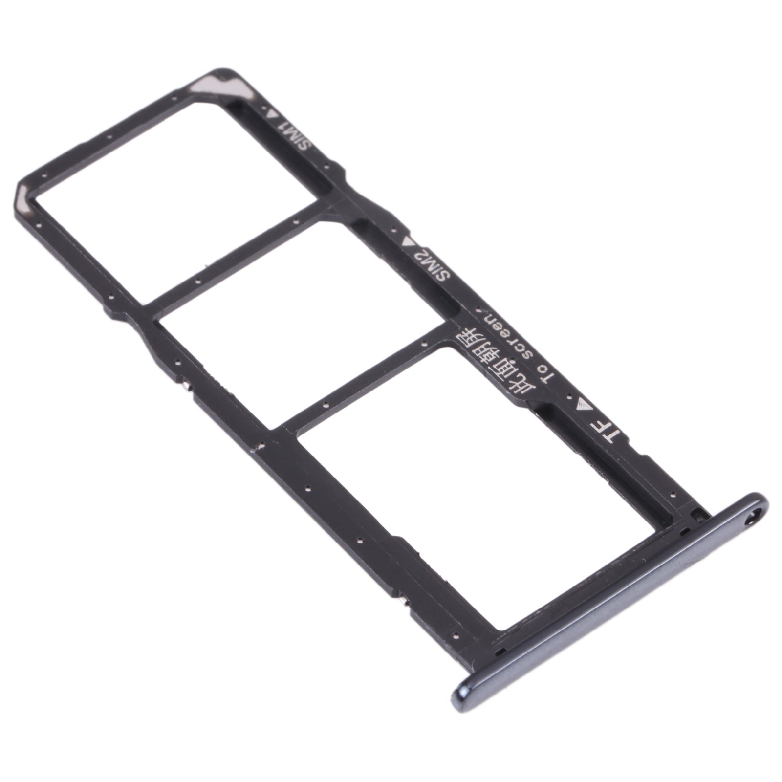 SIM / Micro SD Holder Tray Huawei Y6 2018 Black