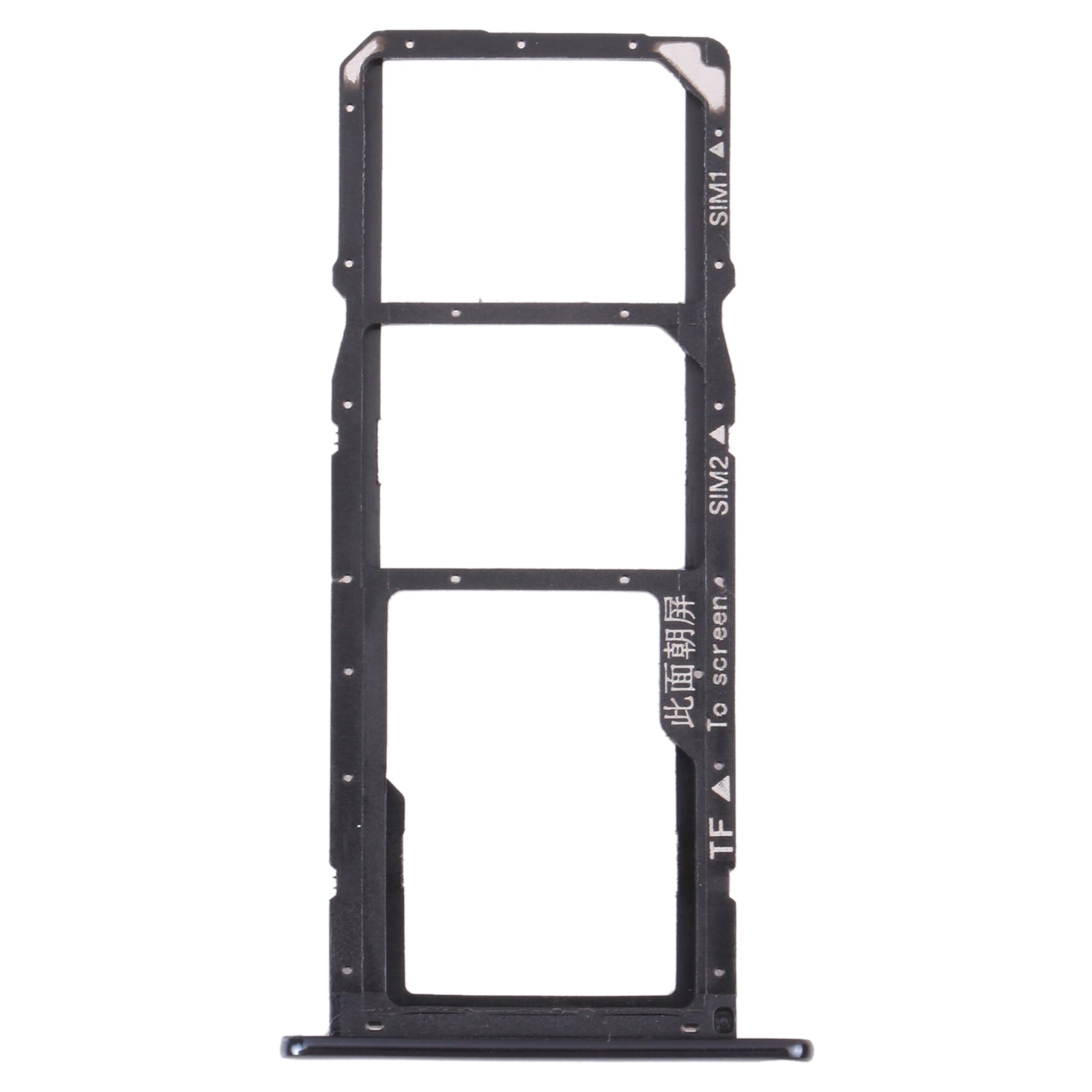 SIM / Micro SD Holder Tray Huawei Y6 2018 Black