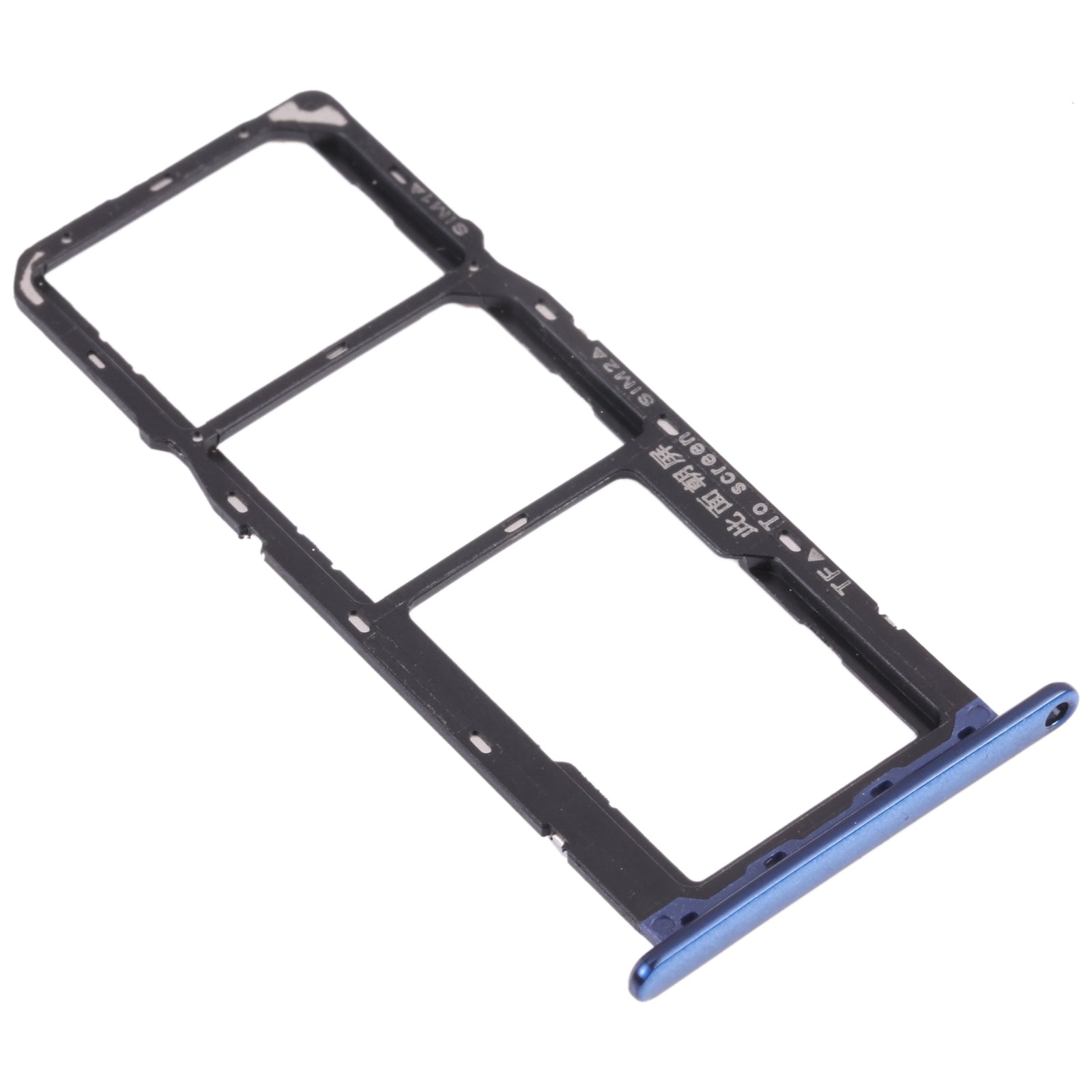 SIM / Micro SD Holder Tray Huawei Enjoy 8E Blue