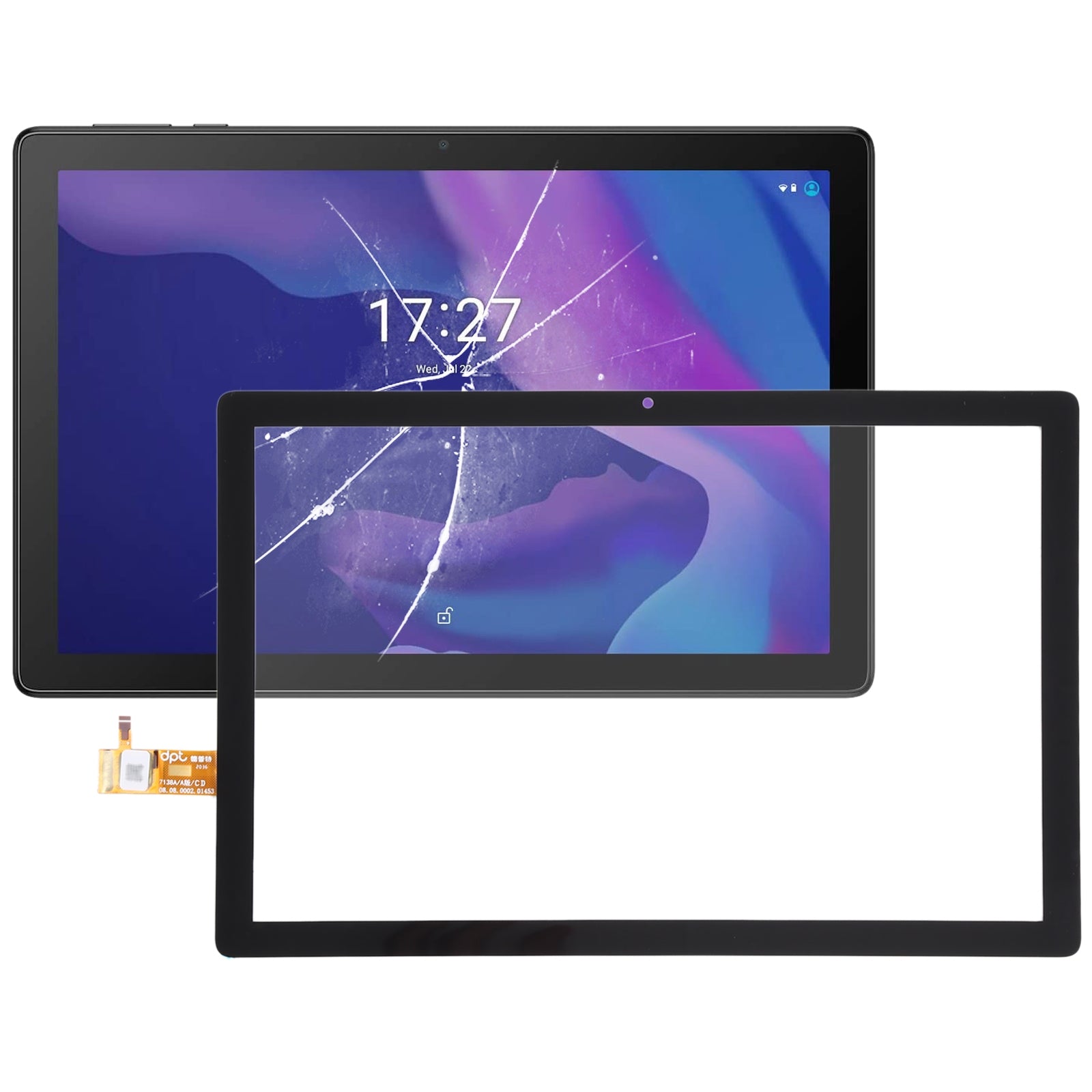 Touch Screen Digitizer Alcatel 1t 10 2020 (WiFi) 8092 / 8091 Black