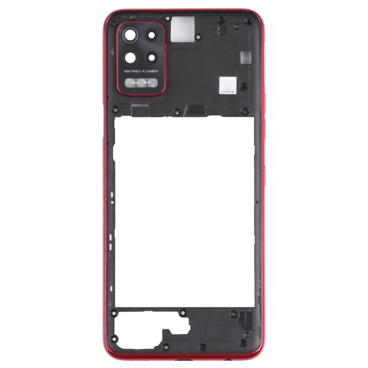 Plaque de cadre intermédiaire pour LG Q52 / K62 (rouge)