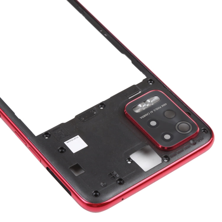 LG Q52 / K62 Middle Frame Bezel Plate (Red)