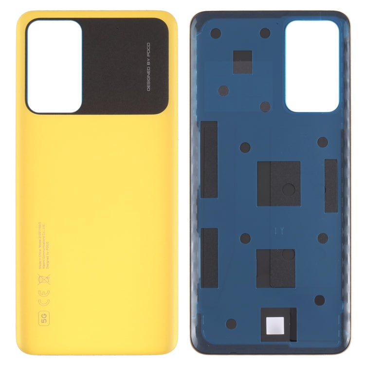 Tapa Trasera de la Batería Original Para Xiaomi Poco M4 Pro 5G (Amarillo)