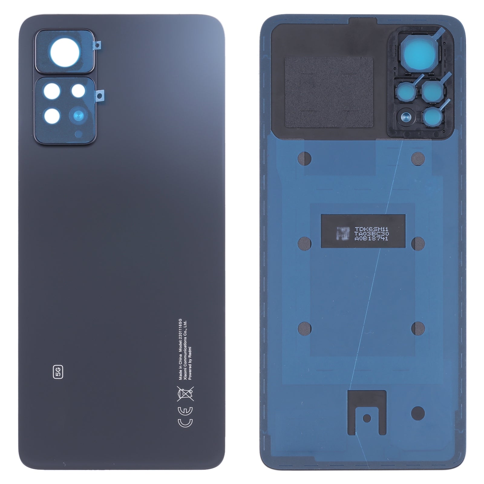 Cache Batterie Cache Arrière Xiaomi Redmi Note 11 Pro 21091116C / 11 Pro+ 5G Noir