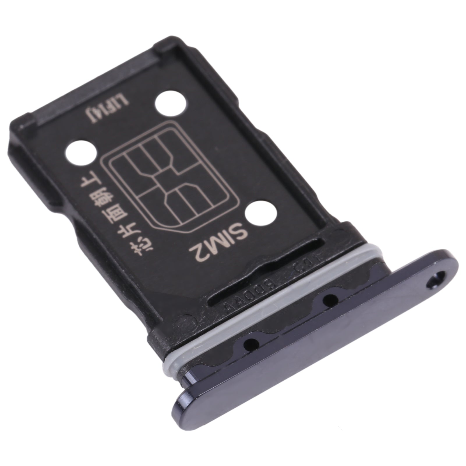 SIM Holder Tray Micro SIM Oppo Reno 6 Pro 5G Black