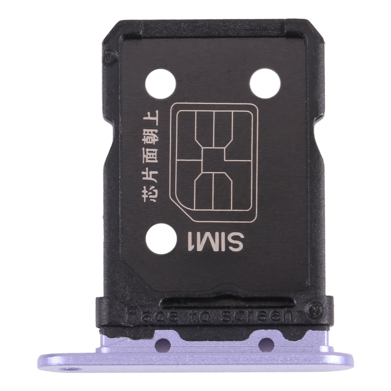 Micro SIM SIM Holder Tray for Oppo Reno 6 4G CPH2235 Purple