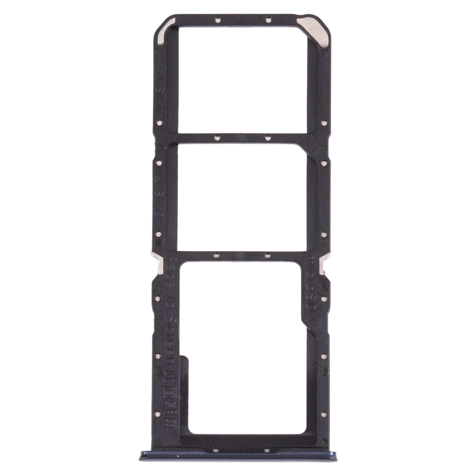 SIM Holder Tray Micro SIM / Micro SD Oppo A74 5G CPH2197 CPH2263 Black