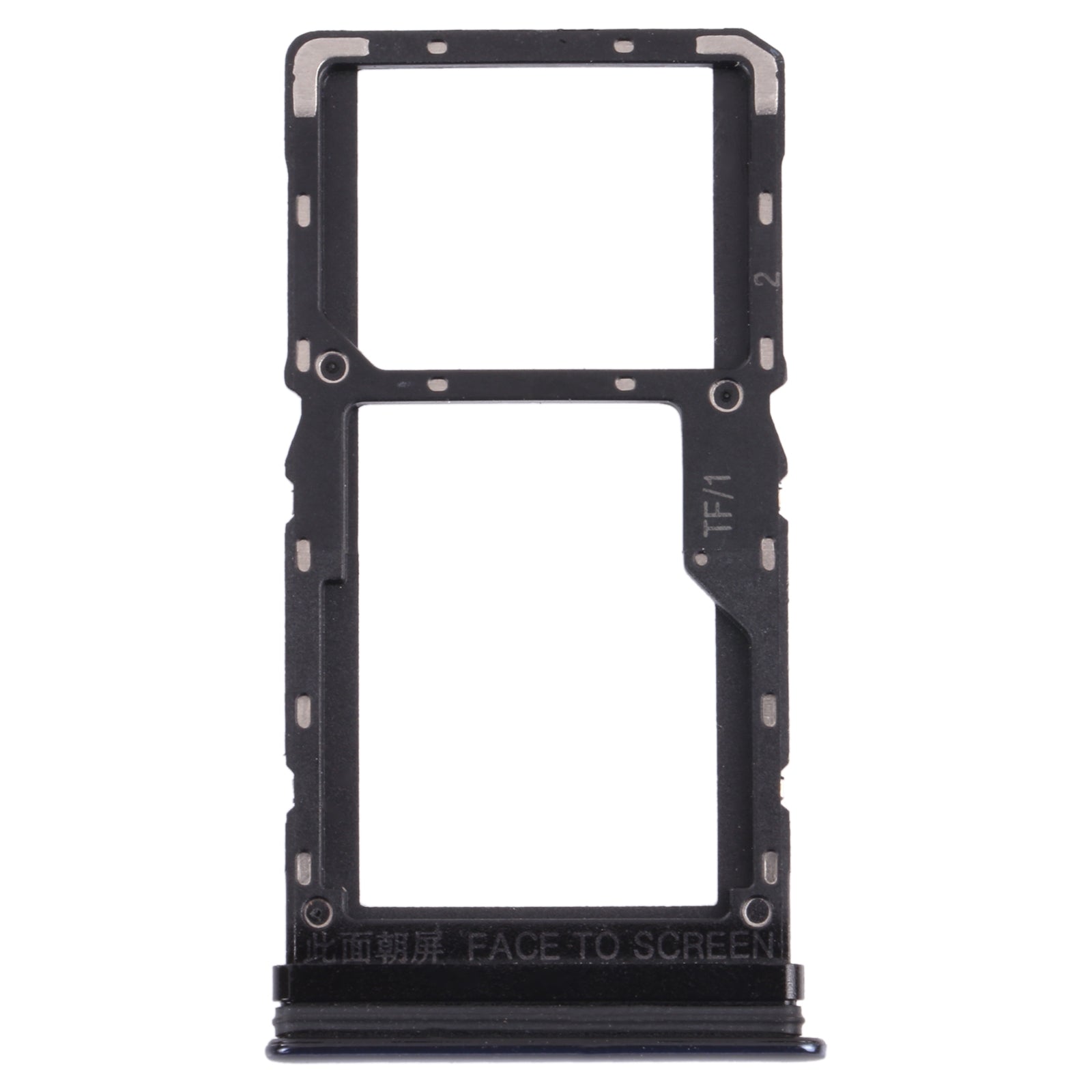 SIM Holder Tray Micro SIM / Micro SD Xiaomi Poco X3 Pro M2102J20SG Black
