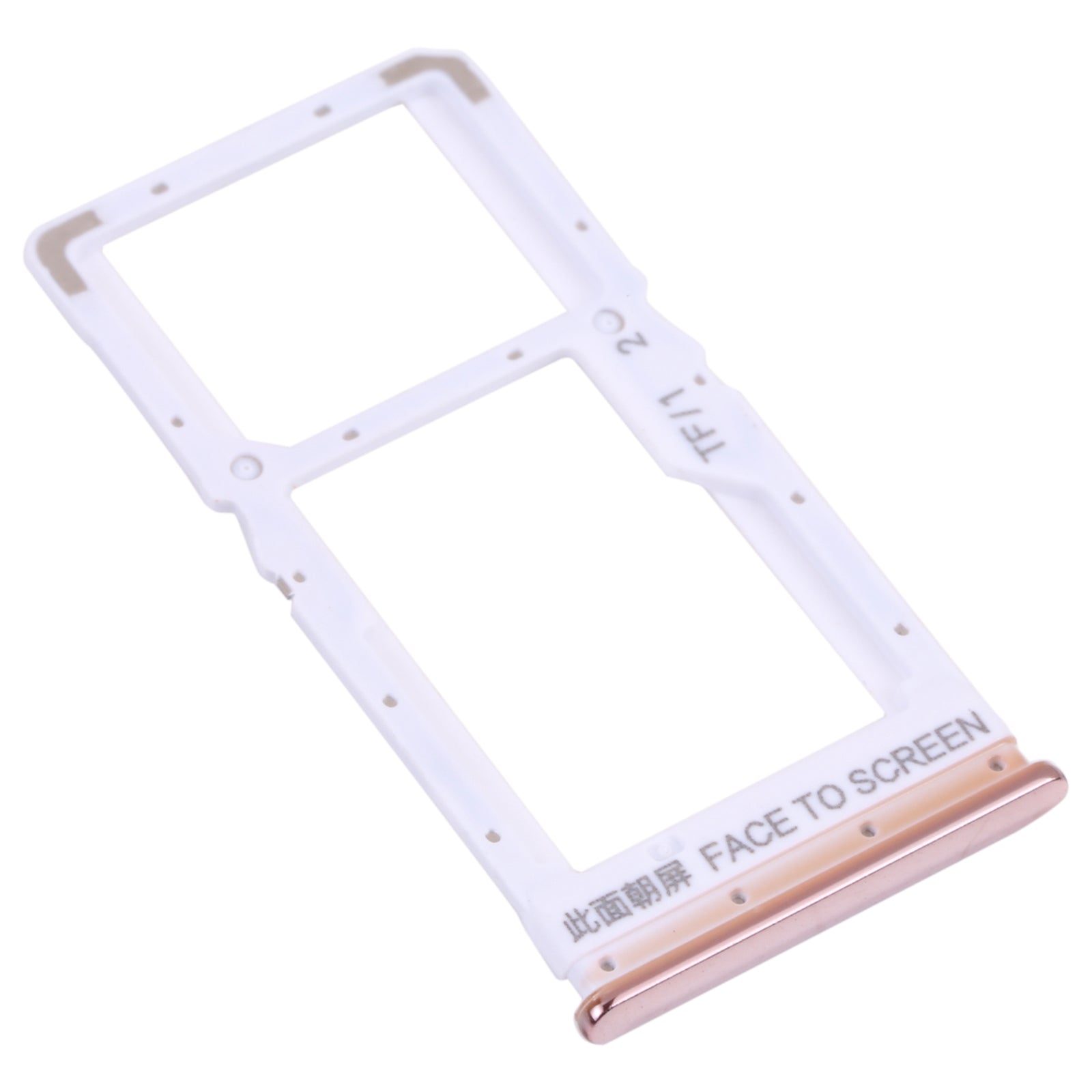 Plateau porte-carte SIM Micro SIM / Micro SD Xiaomi Poco X3 Pro M2102J20SG Or