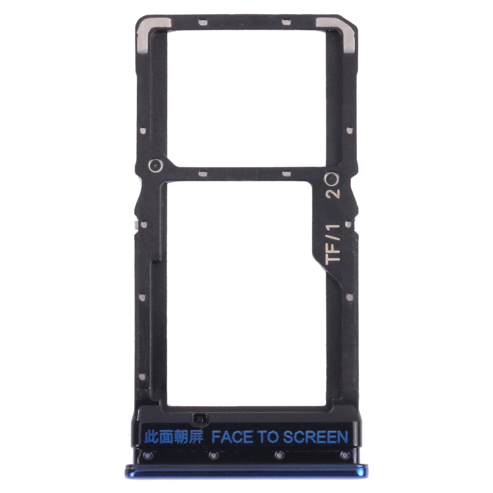 SIM Holder Tray Micro SIM / Micro SD Xiaomi Poco X3 Pro M2102J20SG Blue