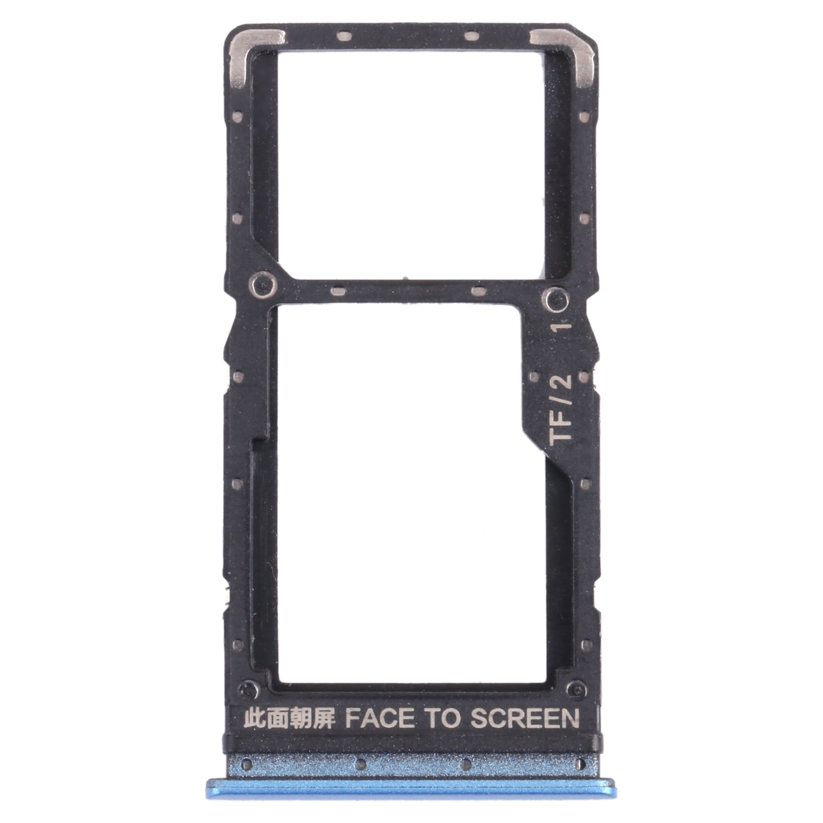 Plateau porte-carte SIM Micro SIM / Micro SD Xiaomi Redmi Note 11 5G Bleu