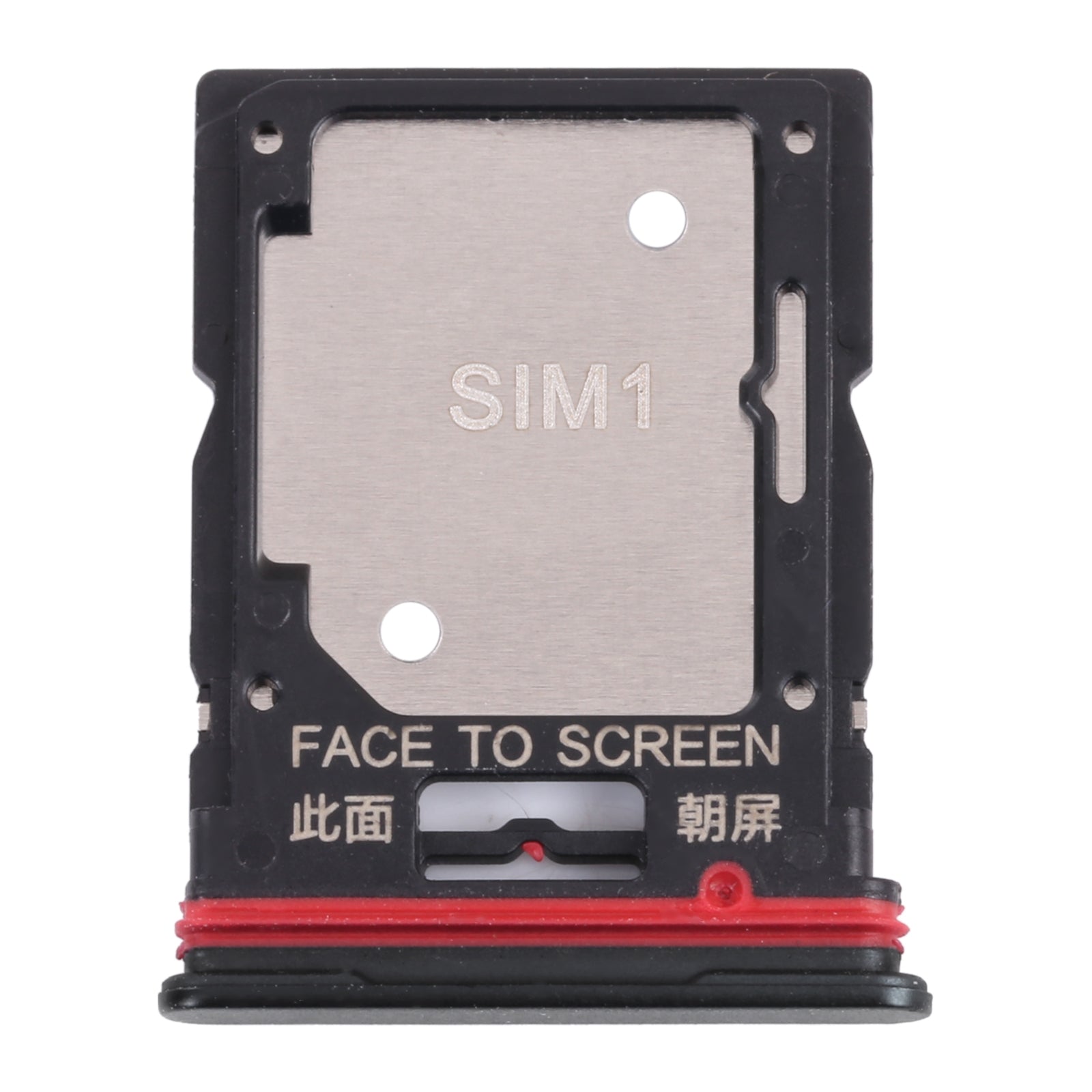 SIM Holder Plateau Micro SIM / Micro SD Xiaomi Redmi Note 11 Pro 21091116C Noir
