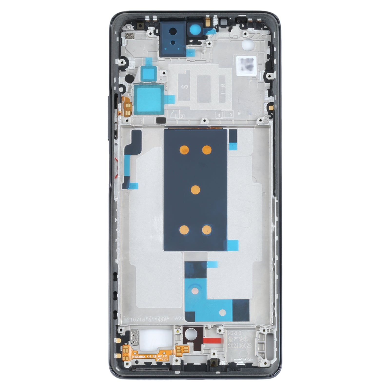 Châssis Arrière Logement Cadre Xiaomi MI 11T / 11T Pro Noir