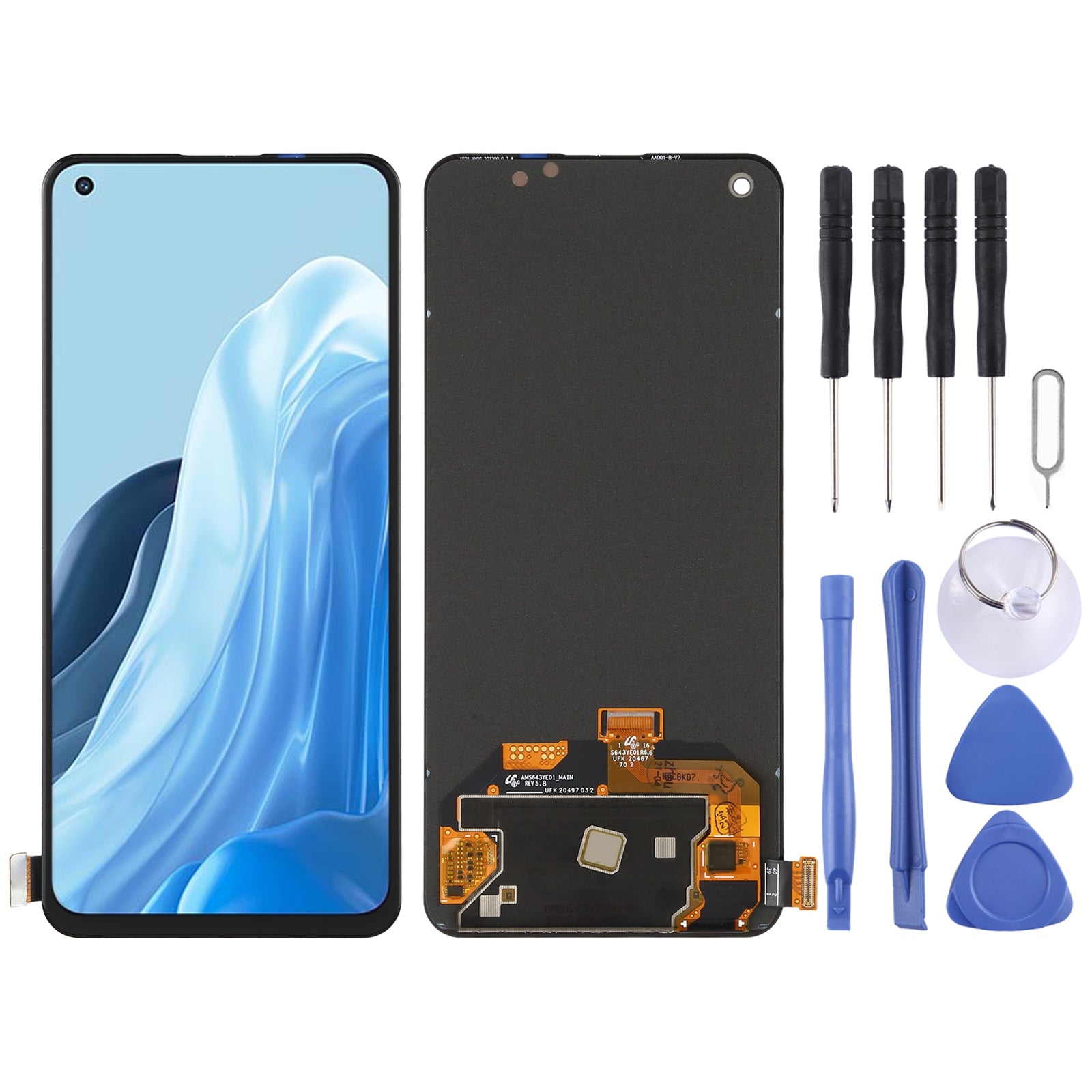 LCD Screen + Touch Digitizer Amoled Oppo Reno 7 5G CPH2371