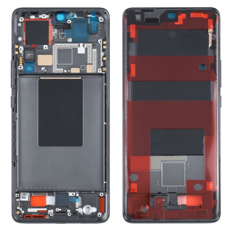 Original Front Housing LCD Frame Bezel Plate for Xiaomi 12 Pro (Black)