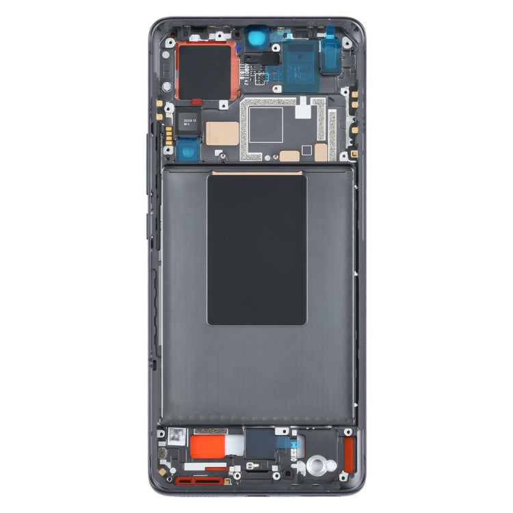 Placa de Bisel de Marco LCD de Carcasa Delantera Original Para Xiaomi 12 Pro (Negro)