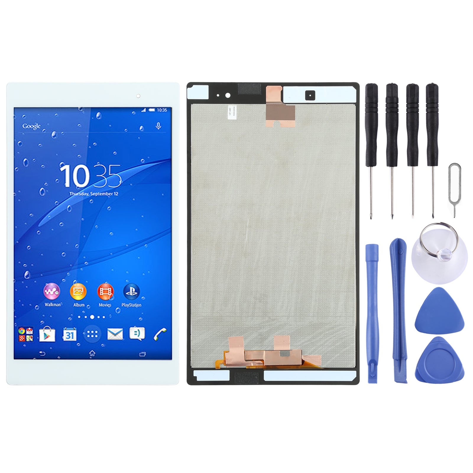 LCD Screen + Touch Digitizer Sony Xperia Z3 Tablet Compact White