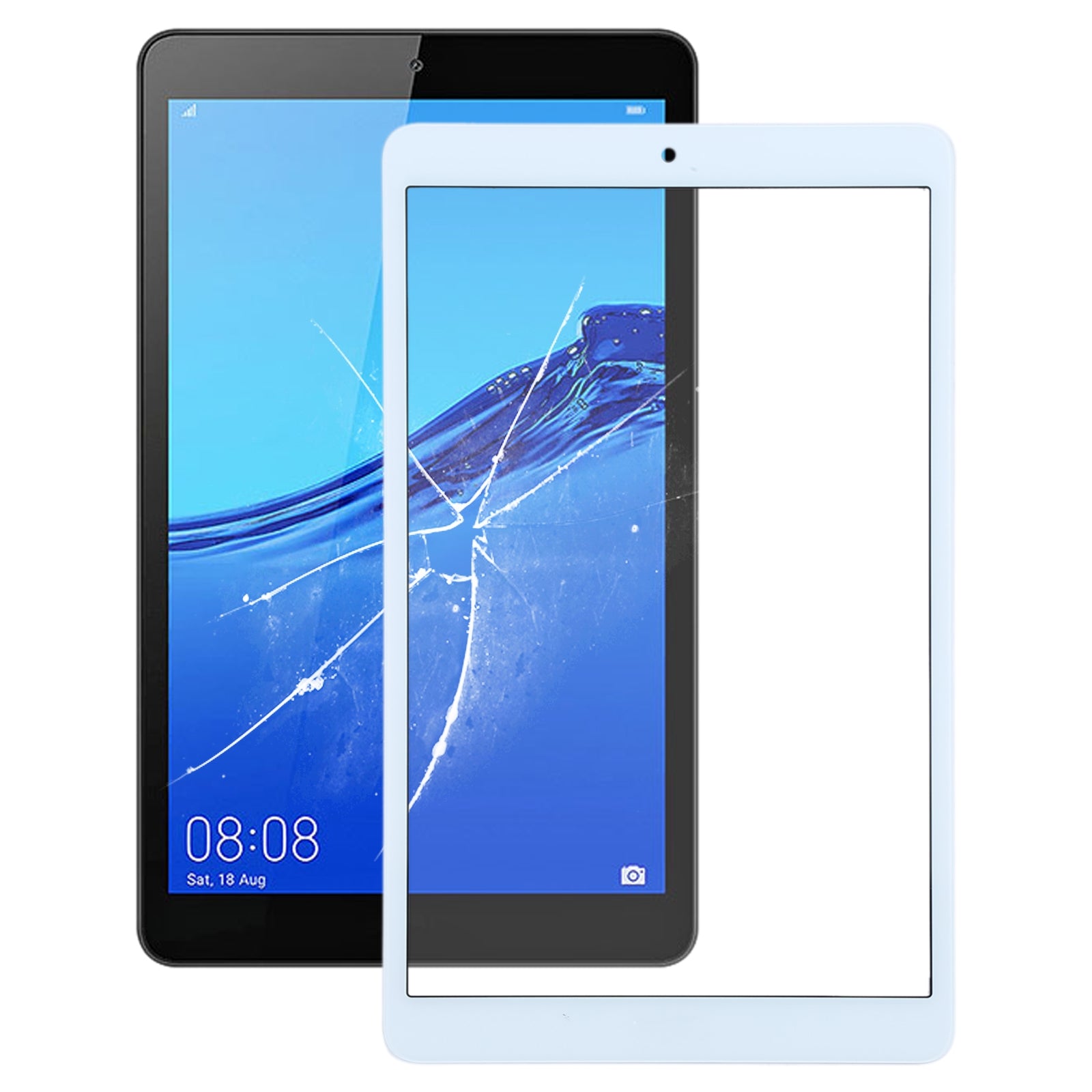 Outer Glass Front Screen Huawei MediaPad M5 Lite 8.0 JDN2-L09 White