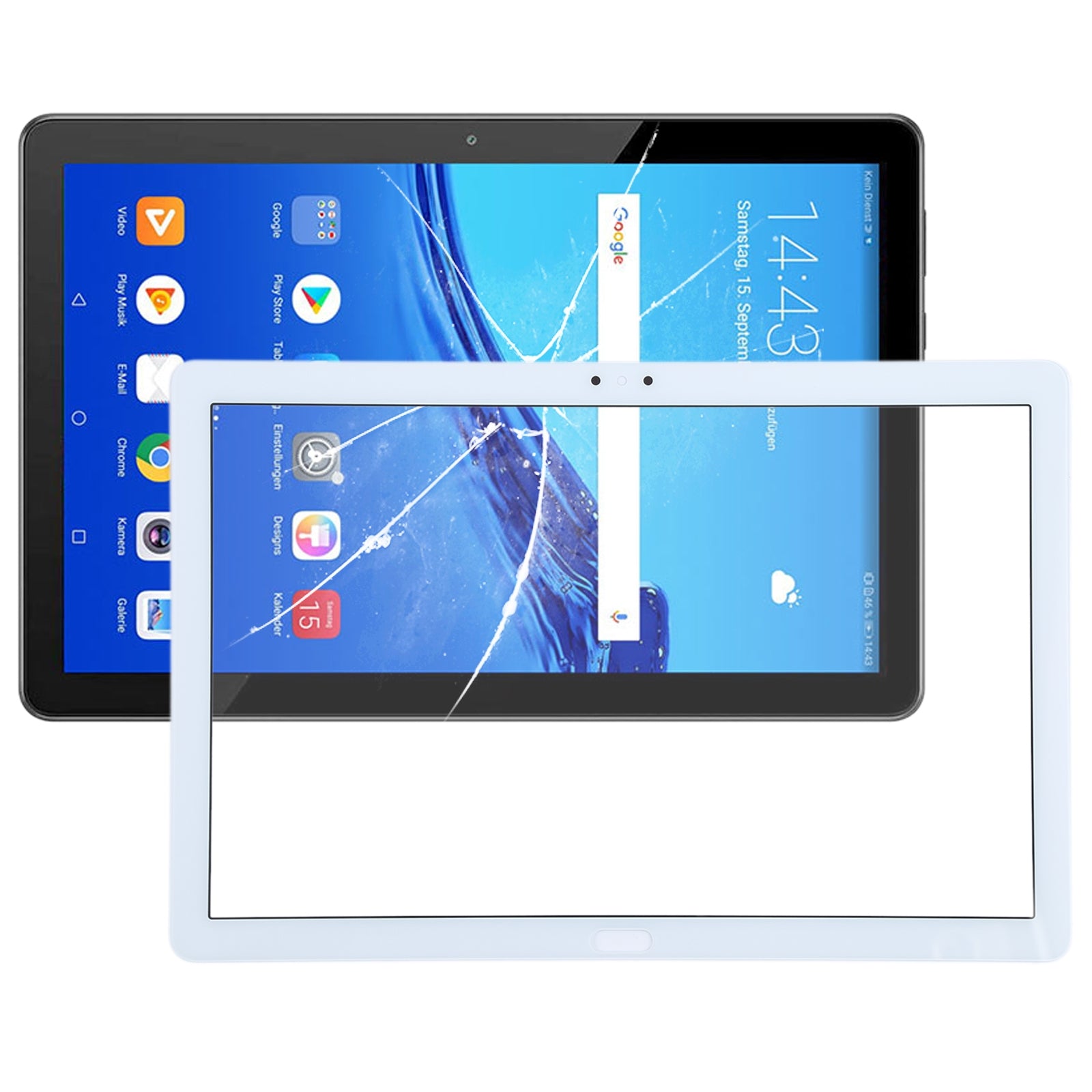 Outer Glass Front Screen Huawei MediaPad T5 AGS2-AL03 (LTE) White