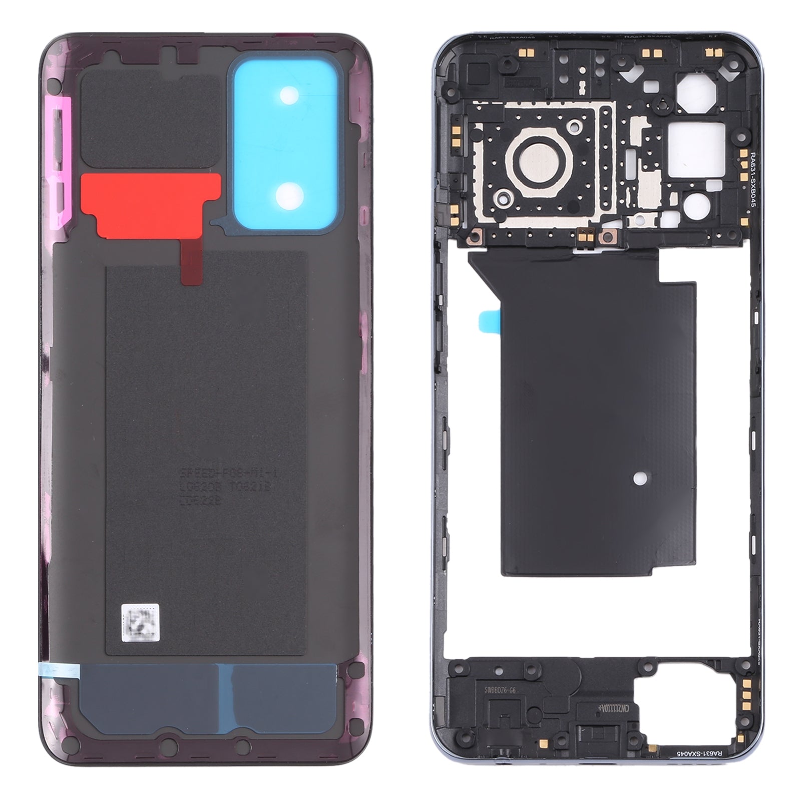 Chassis LCD Frame + Battery Cover Oppo Realme GT Neo RMX3031 Black