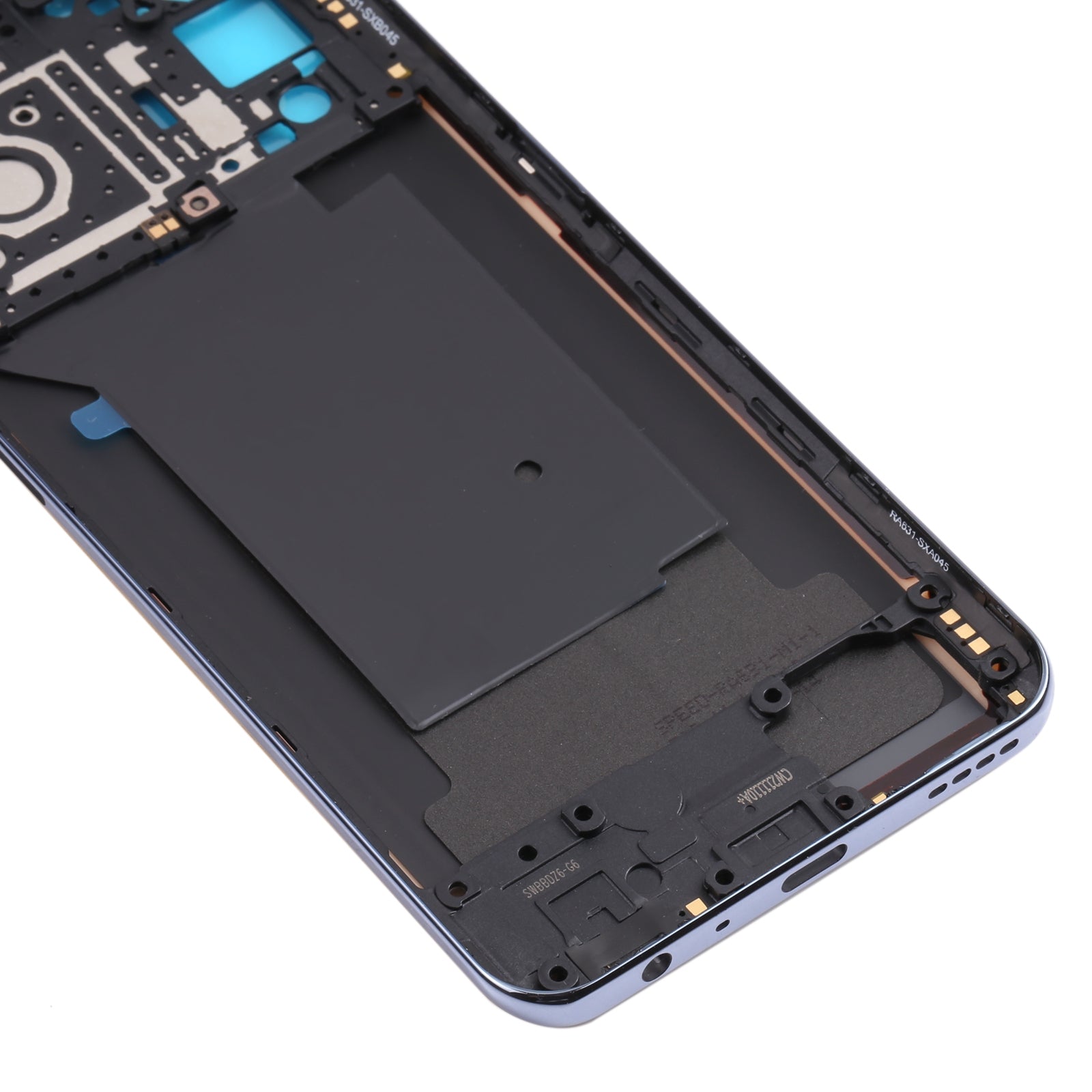 Chasis Marco LCD + Tapa de Batería Oppo Realme GT RMX2202 Amarillo