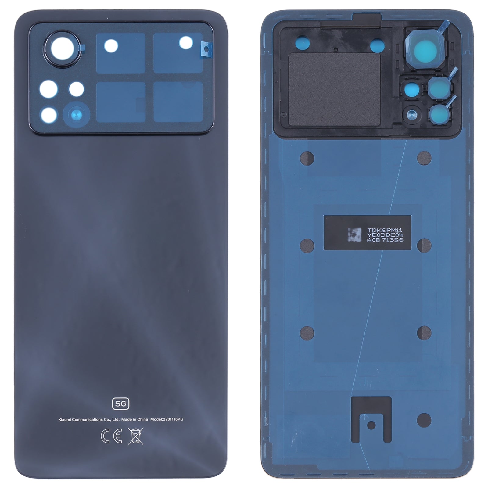 Tapa Bateria Back Cover Xiaomi Poco X4 Pro 5G Negro