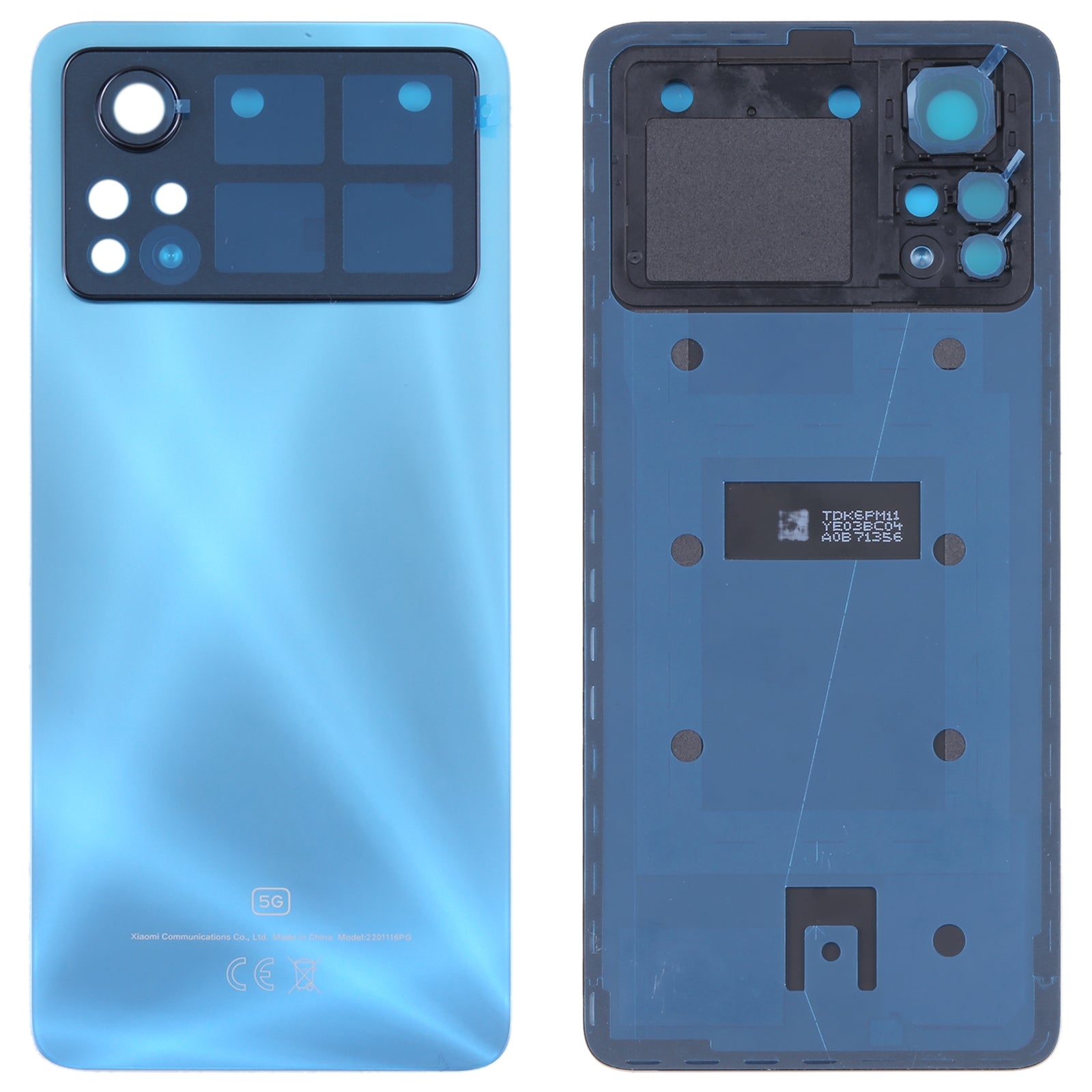 Tapa Bateria Back Cover Xiaomi Poco X4 Pro 5G Azul