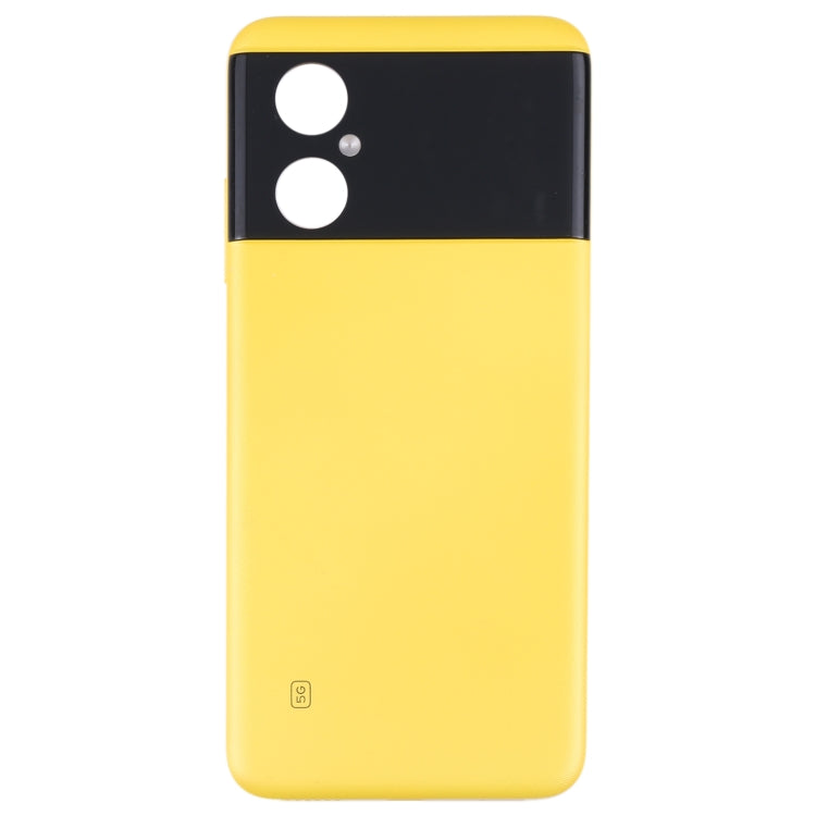 Tapa Trasera de Batería Original Para Xiaomi Poco M4 5G (Amarillo)