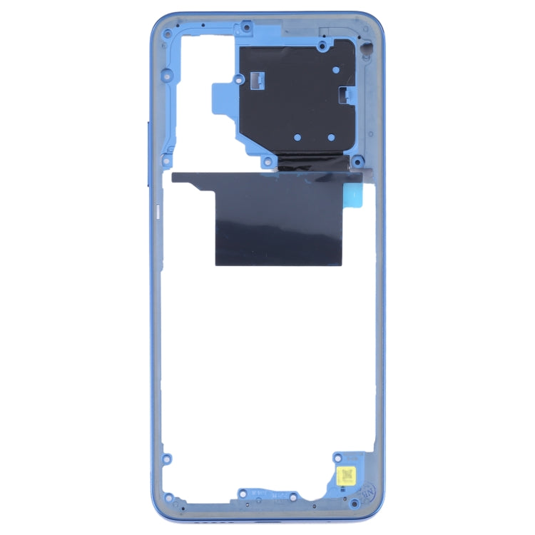 Placa de Bisel de Marco Medio Original Para Xiaomi Poco M4 Pro 4G MZB0B5Vin (Azul)