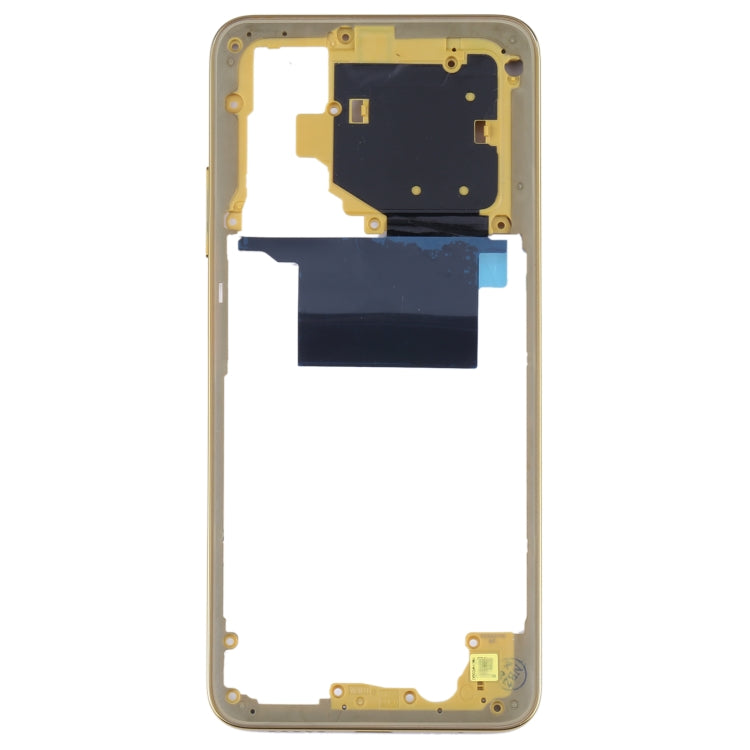 Placa de Bisel de Marco Medio Original Para Xiaomi Poco M4 Pro 4G MZB0B5Vin (Amarillo)