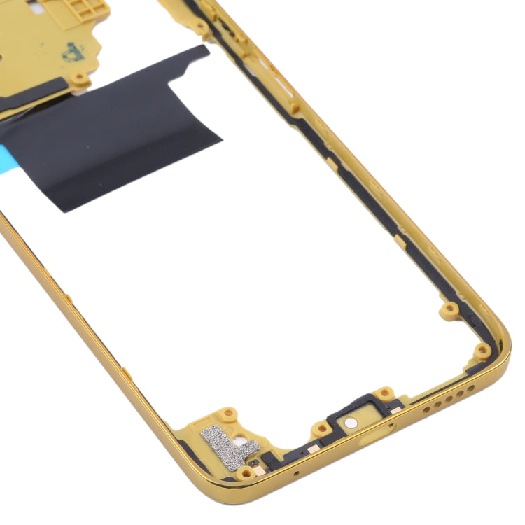 Placa de Bisel de Marco Medio Original Para Xiaomi Poco M4 Pro 4G MZB0B5Vin (Amarillo)