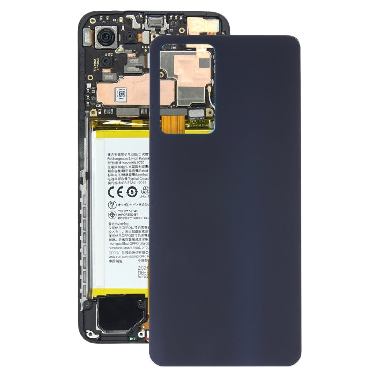 Glass Battery Back Cover for Oppo Reno 7 Pro 5G (Black)