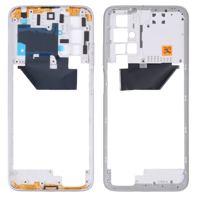 Placa de Bisel de Marco Medio Para Xiaomi Redmi 10 / Redmi 10 Prime / Redmi Note 11 4G / Redmi 10 2022 (Blanco)