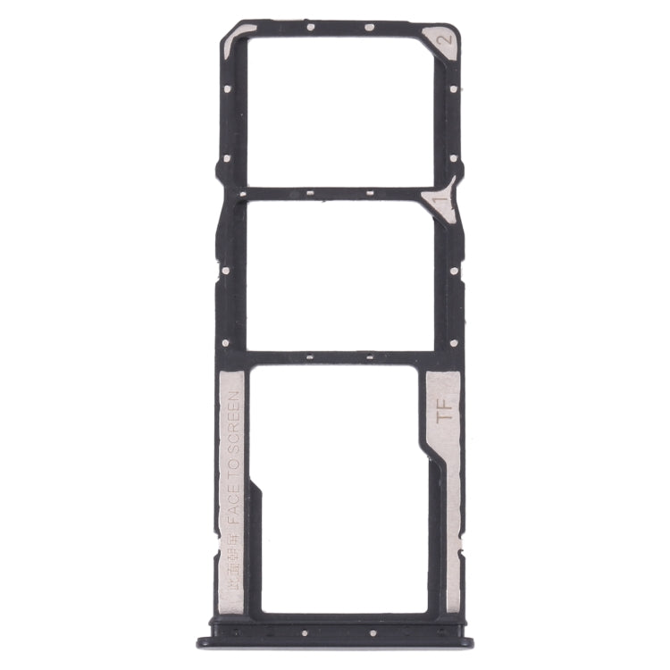 Plateau de carte SIM + Sim Tard Bandeil + plateau de carte Micro SD pour Xiaomi Redmi Note 11 / Redmi Note 11s (Noir)